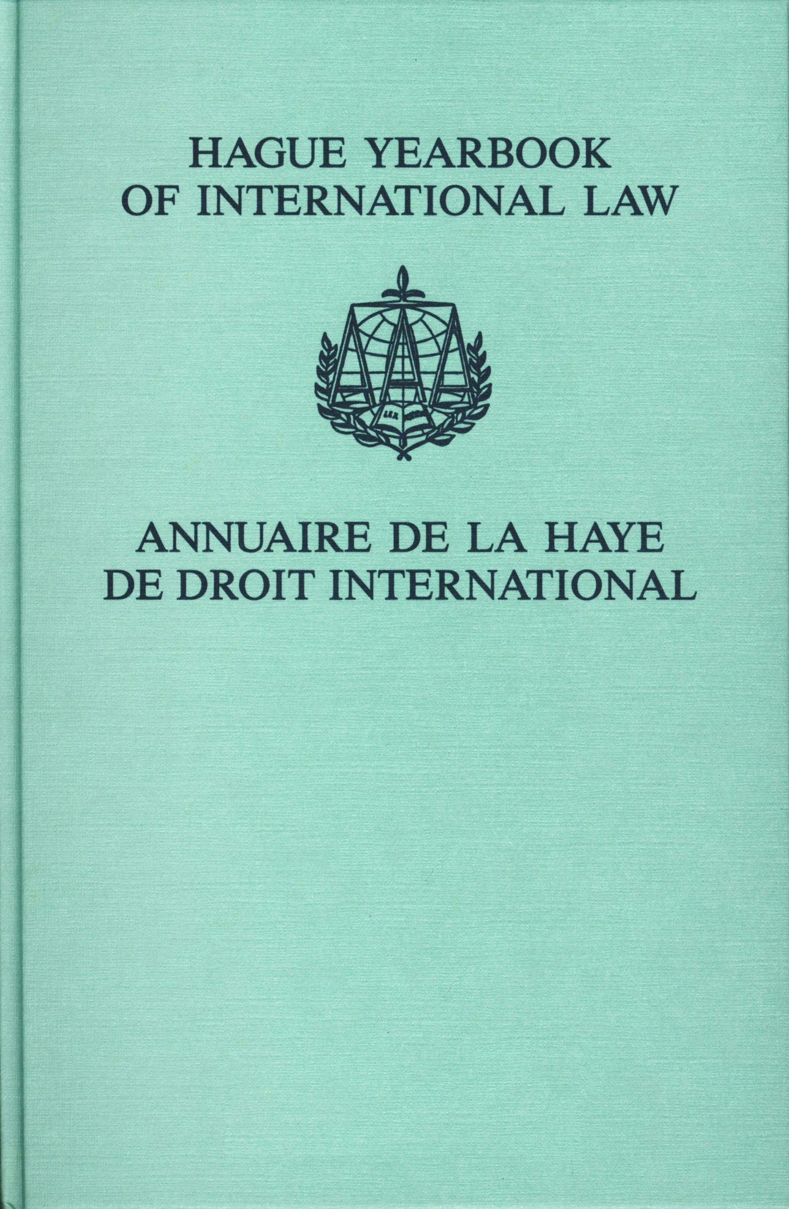 Hague Yearbook of International Law / Annuaire de La Haye de Droit International, Vol. 19 (2006)