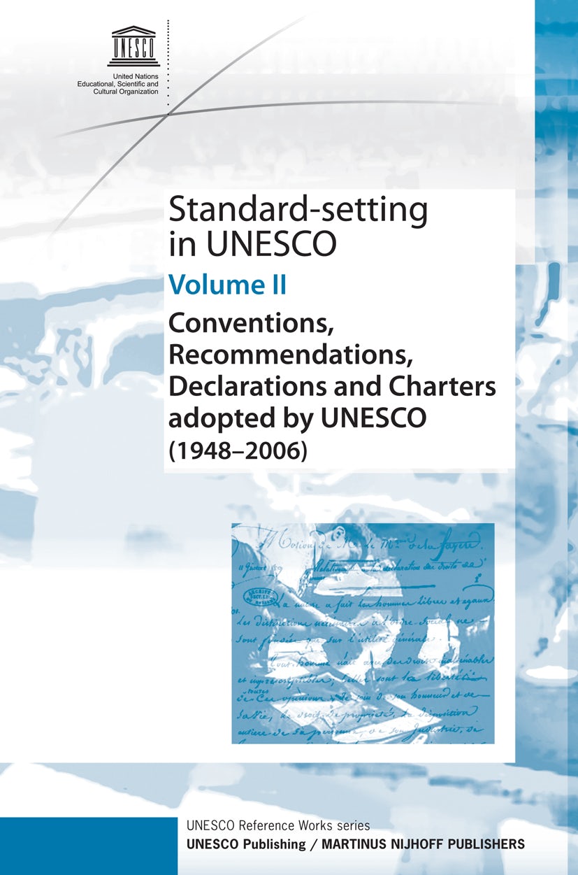 Book cover image for Standard-Setting at UNESCO ISBN: 9789004164543