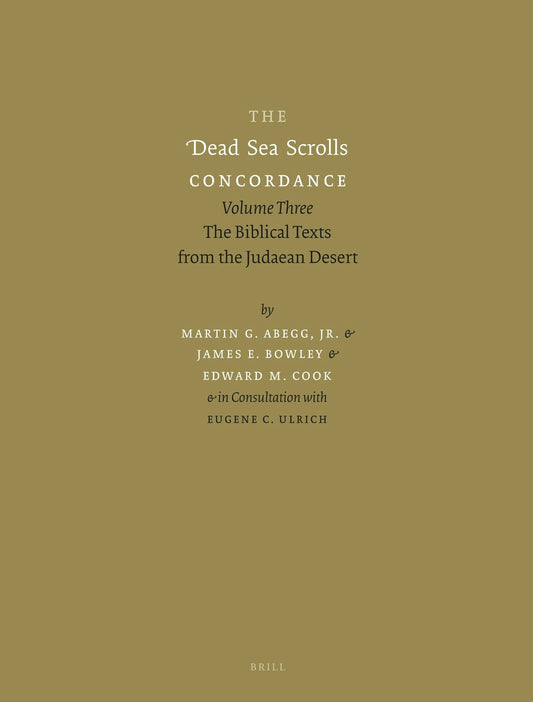 The Dead Sea Scrolls Concordance, Volume 3 (2 vols)