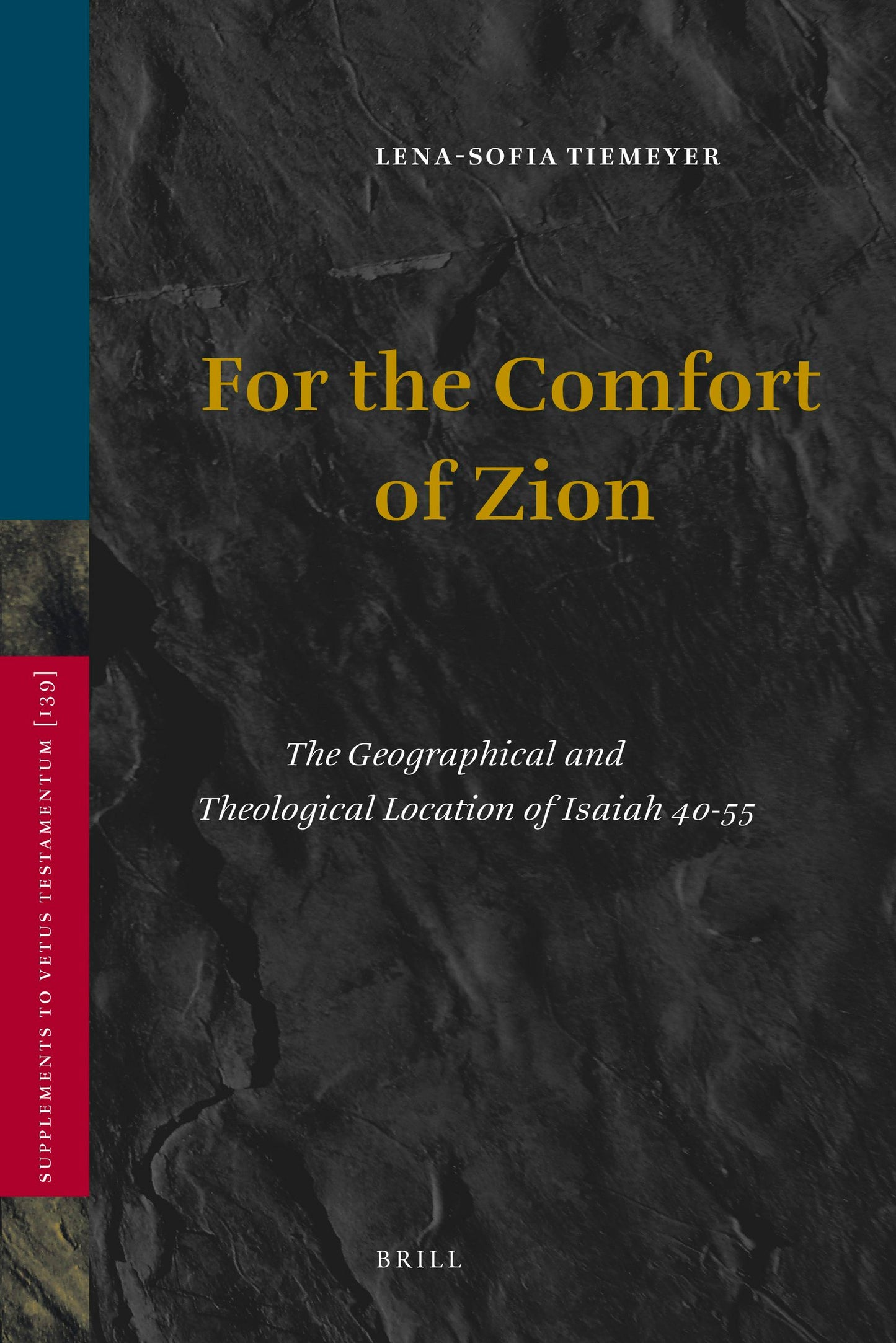 Book cover image for For the Comfort of Zion ISBN: 9789004189300