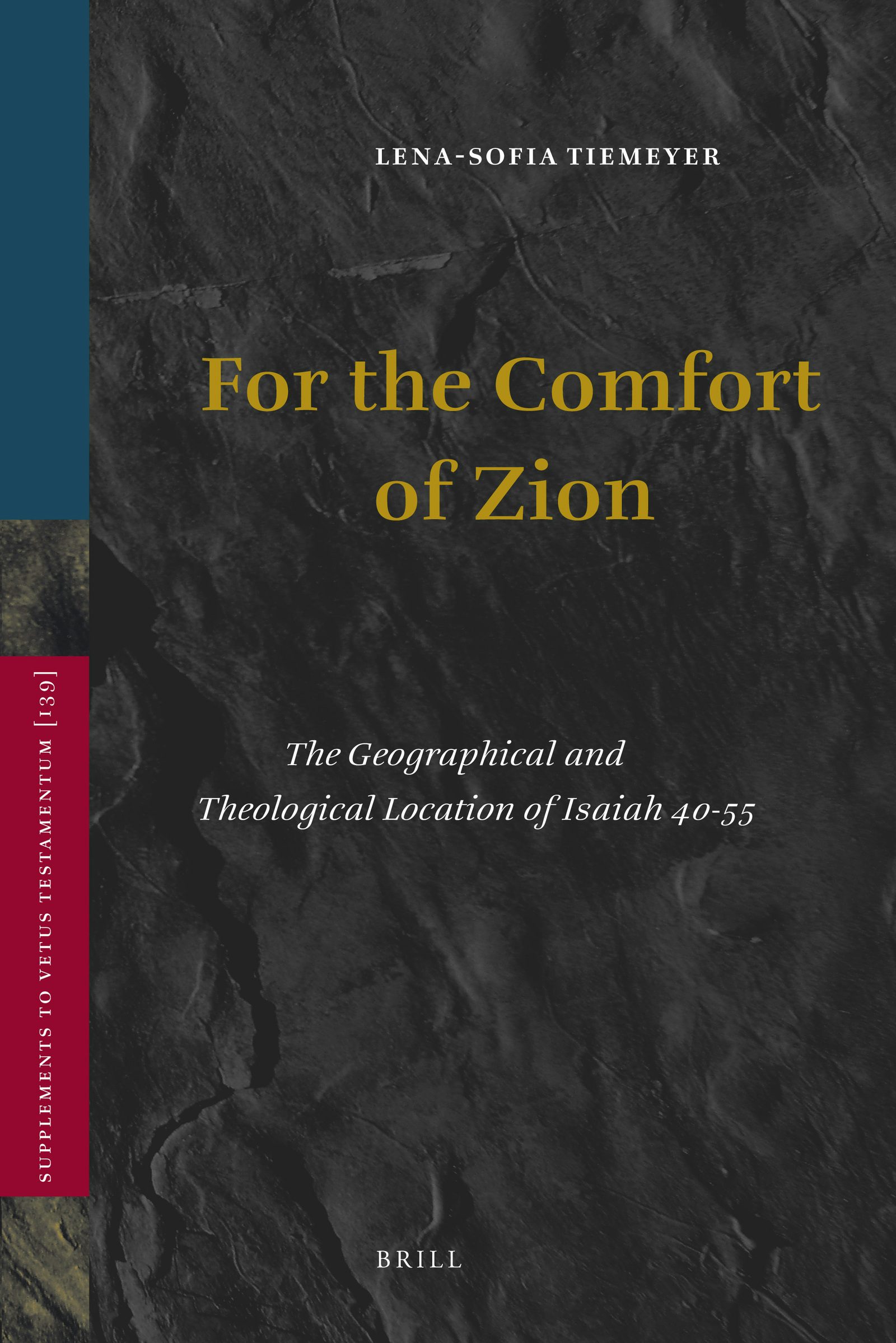 Book cover image for For the Comfort of Zion ISBN: 9789004189300