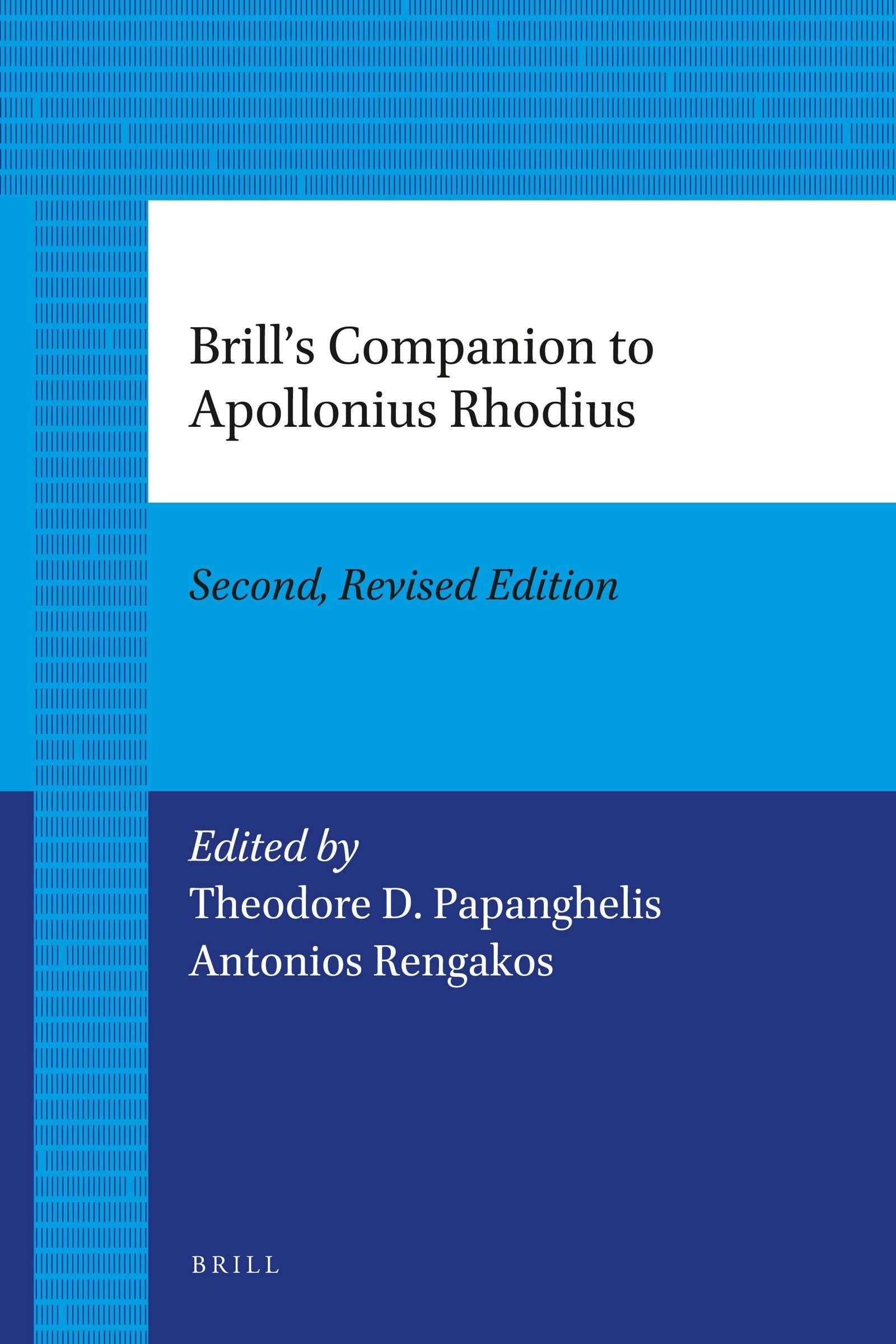 Book cover image for Brill's Companion to Apollonius Rhodius ISBN: 9789004205888