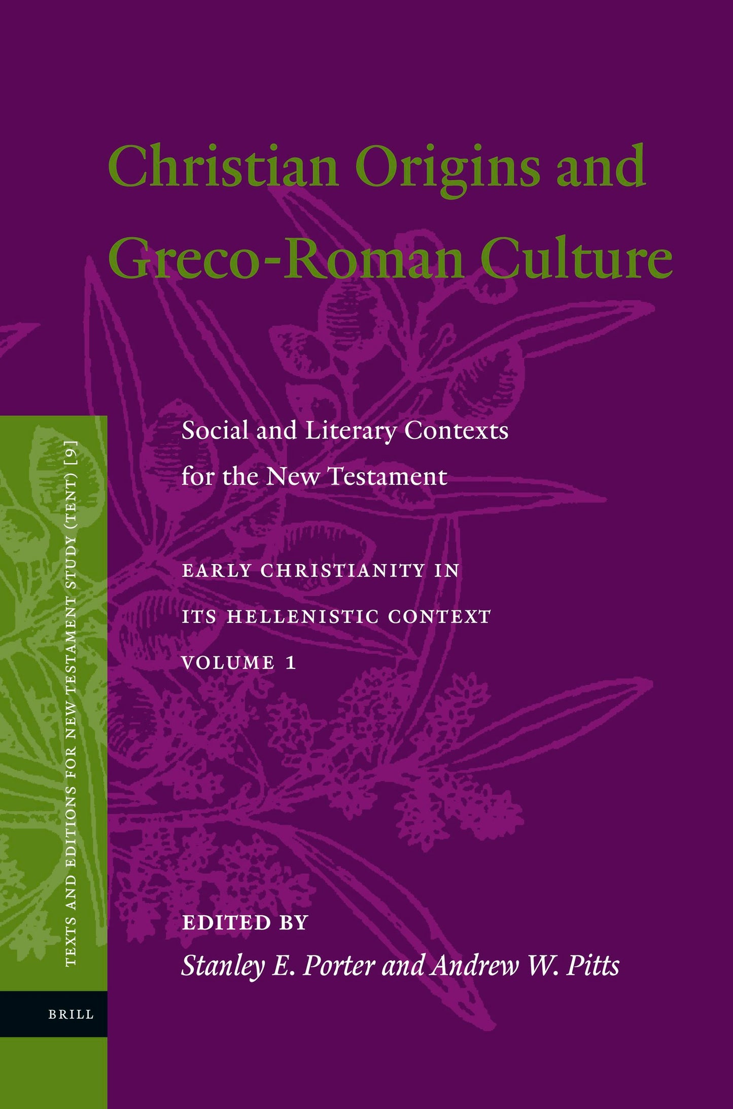 Book cover image for Christian Origins and Greco-Roman Culture ISBN: 9789004234161