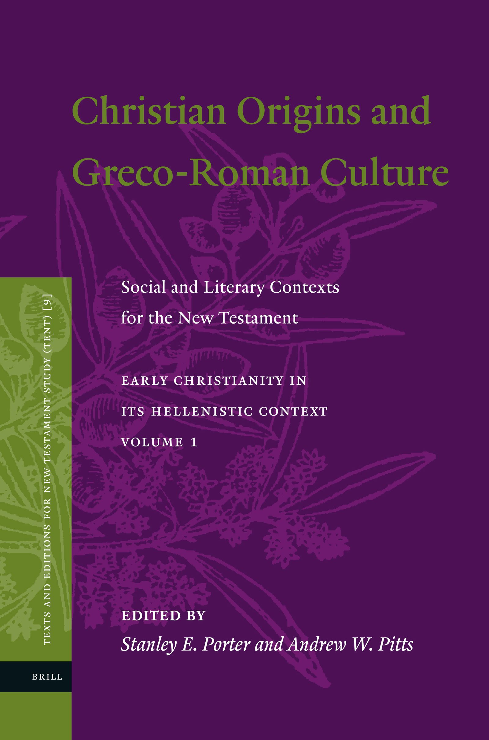 Book cover image for Christian Origins and Greco-Roman Culture ISBN: 9789004234161