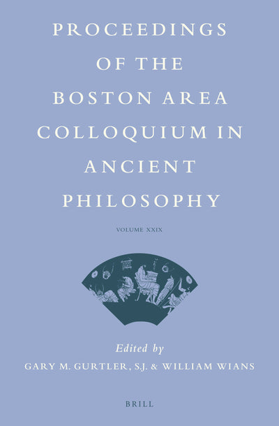 Cover image for Proceedings of the Boston Area Colloquium in Ancient Philosophy, isbn: 9789004268364