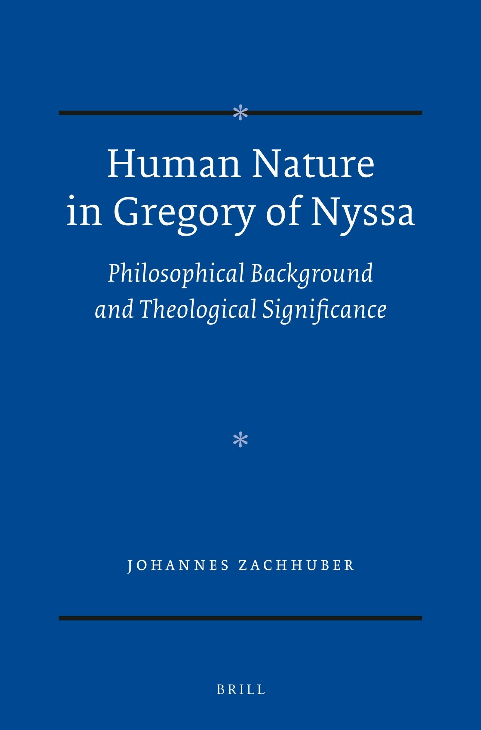 Book cover image for Human Nature in Gregory of Nyssa ISBN: 9789004274181