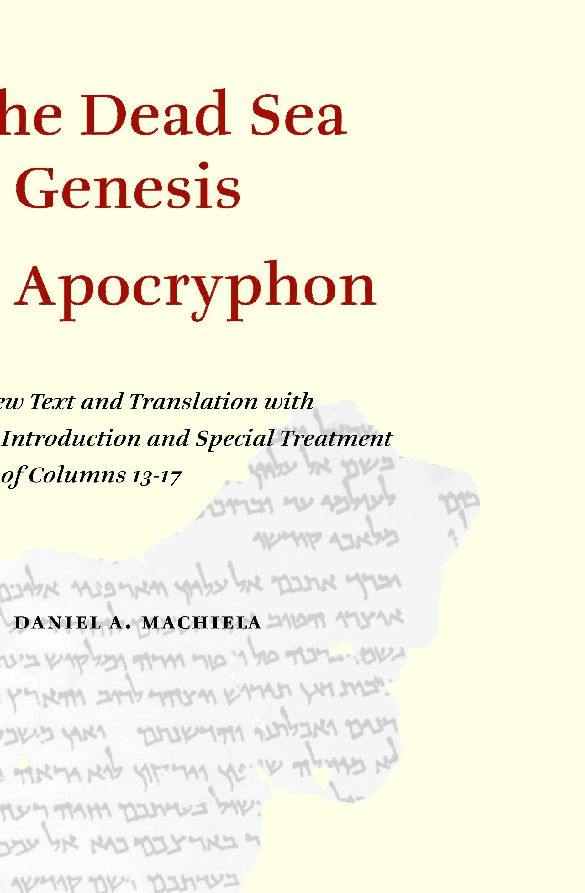Book cover image for The Dead Sea Genesis Apocryphon ISBN: 9789004305427