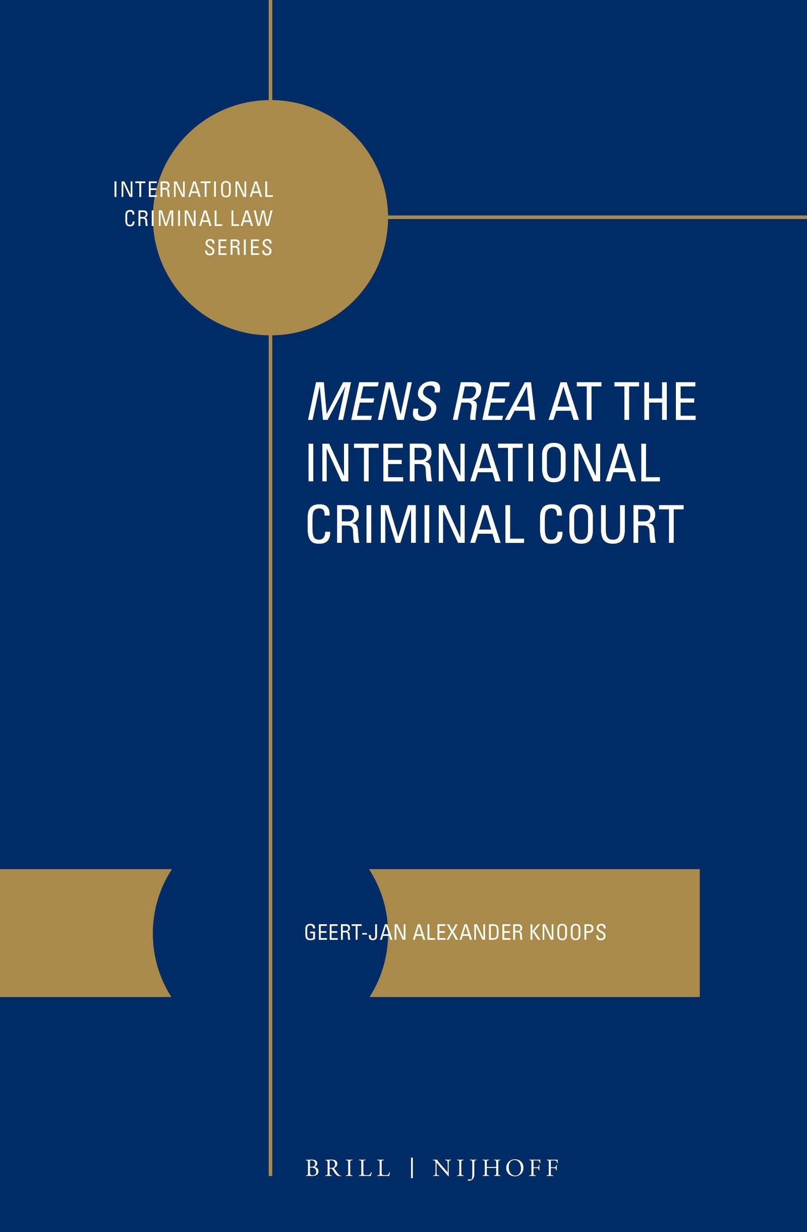 Book cover image for Mens Rea at the International Criminal Court ISBN: 9789004307872