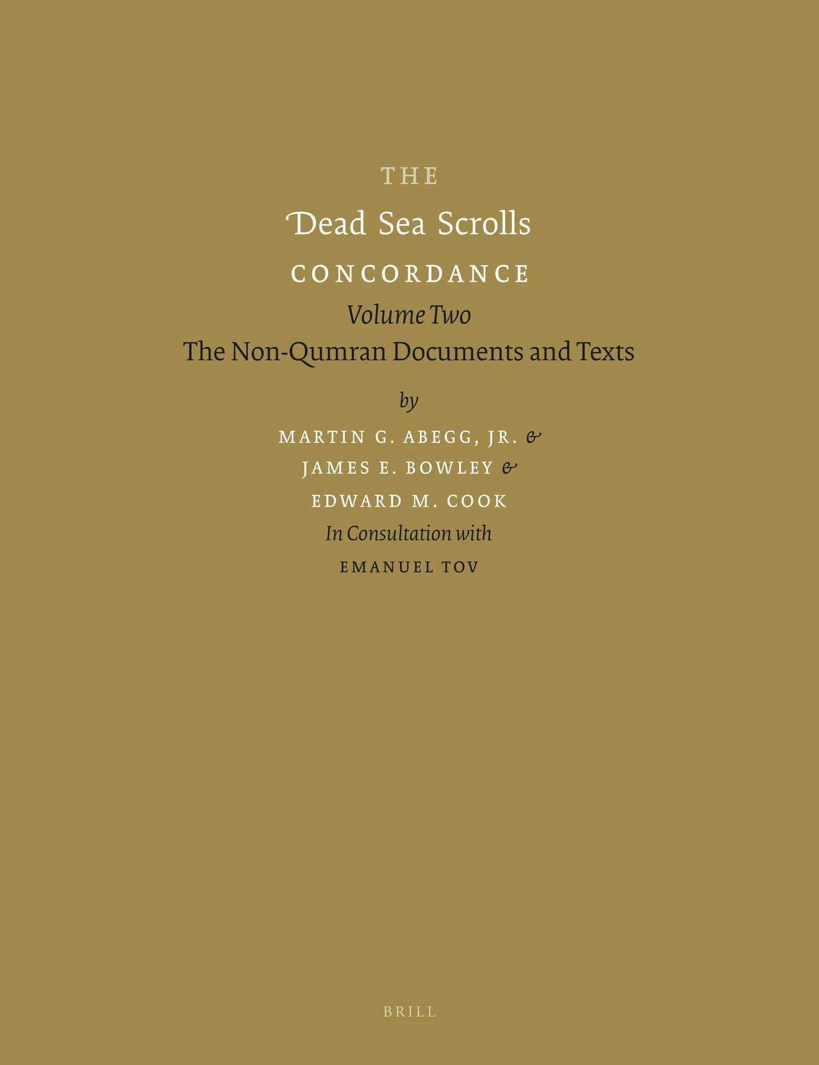 Book cover image for The Dead Sea Scrolls Concordance, Volume 2 ISBN: 9789004308497