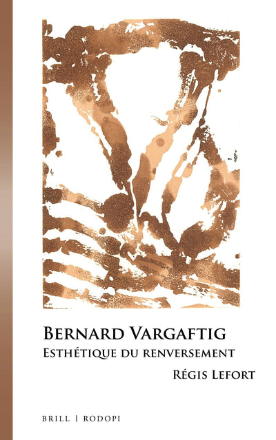 Cover image for Bernard Vargaftig, isbn: 9789004331075