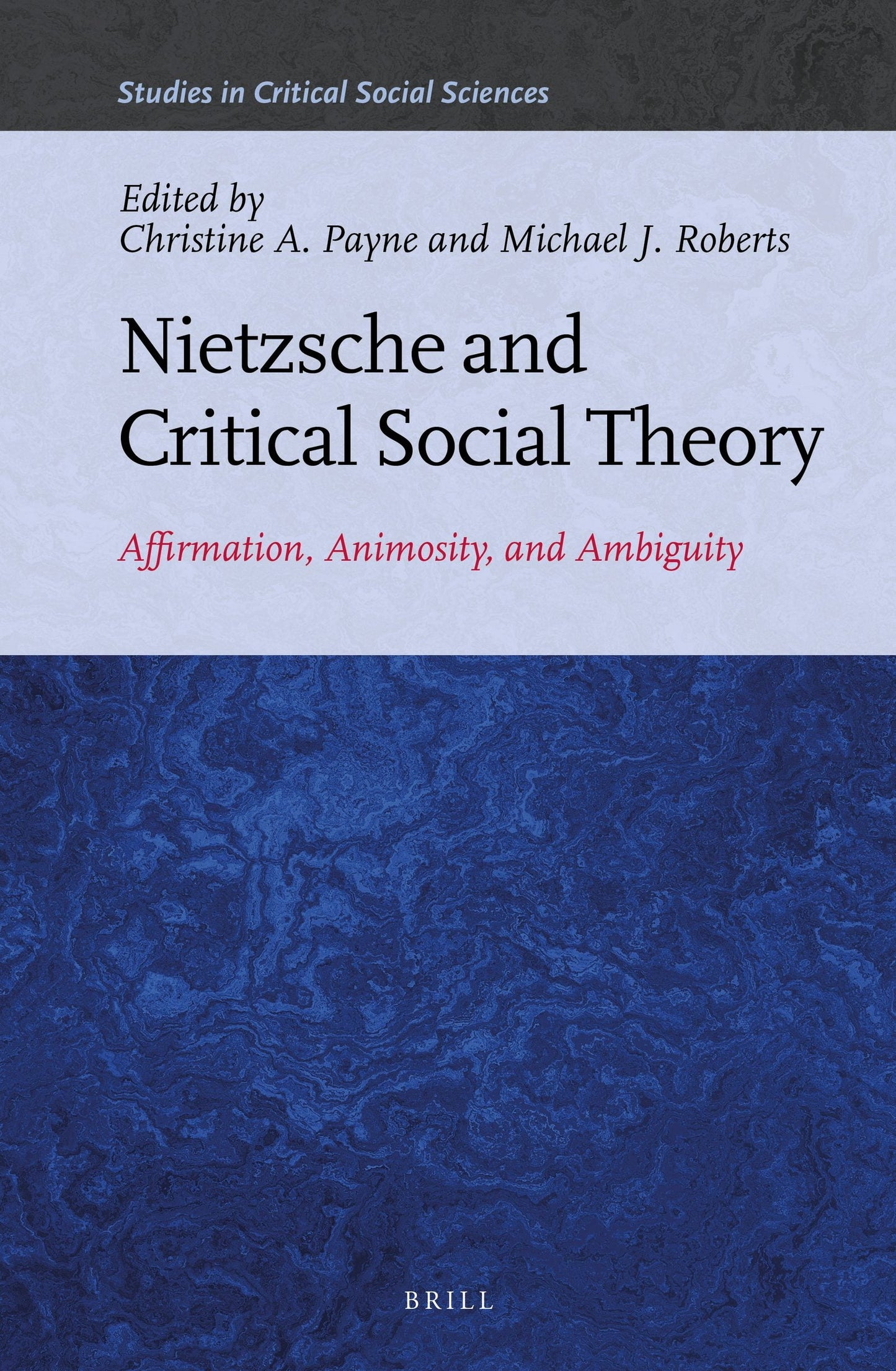 Book cover image for Nietzsche and Critical Social Theory ISBN: 9789004337350