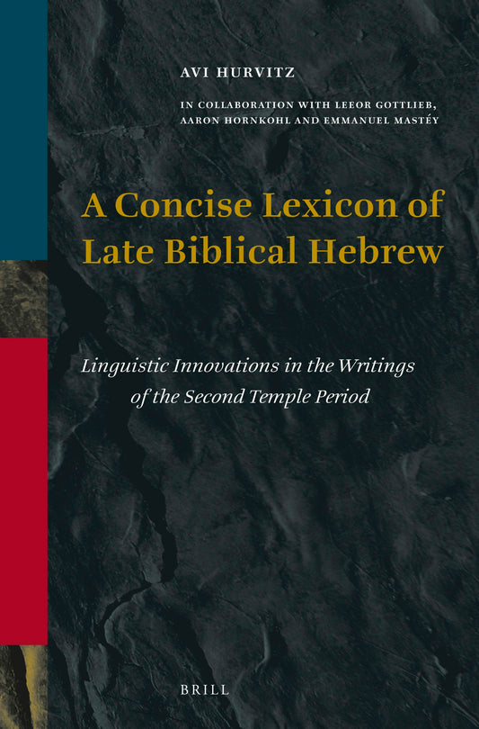 A Concise Lexicon of Late Biblical Hebrew