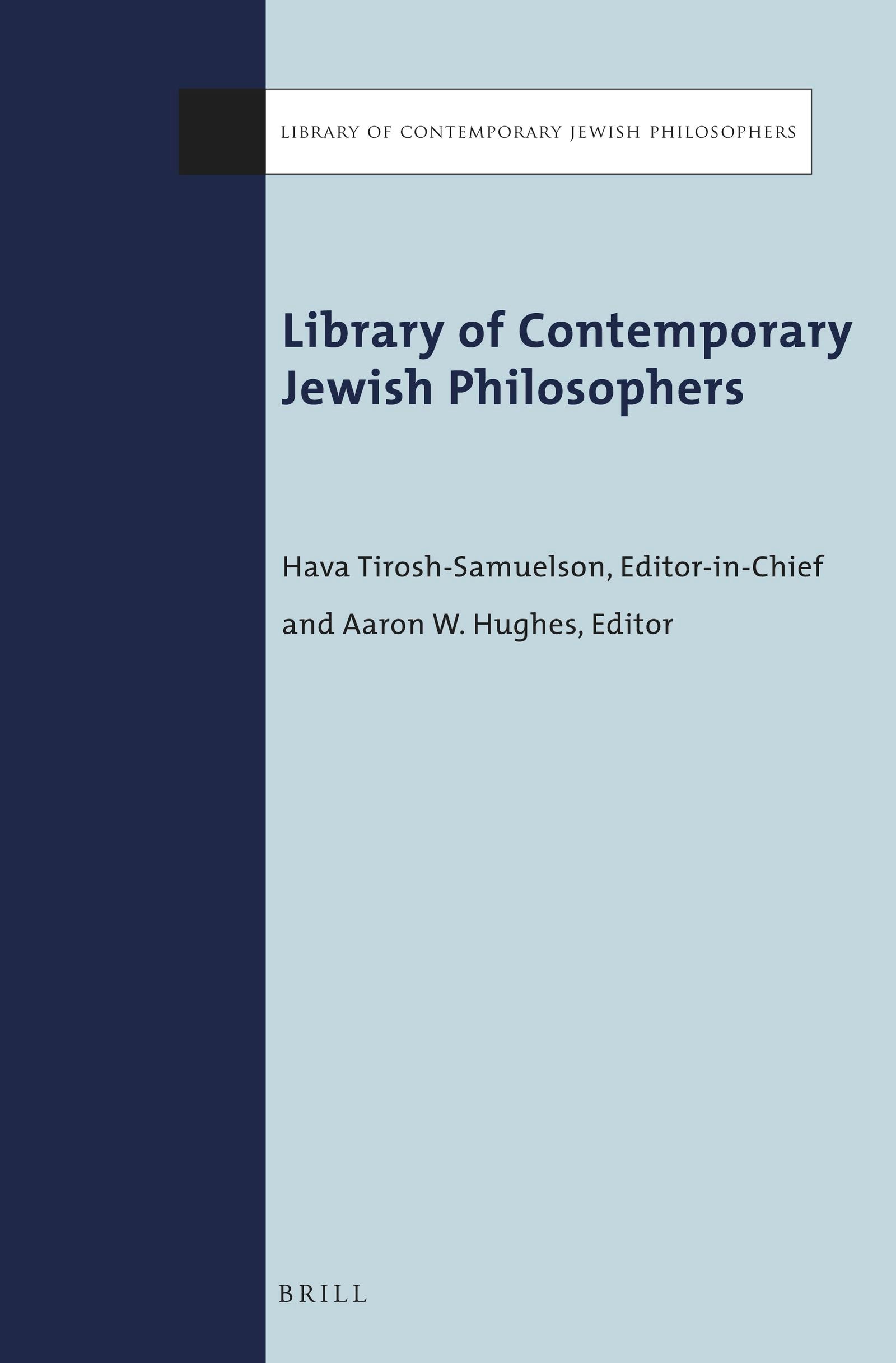 Book cover image for Library of Contemporary Jewish Philosophers (PB SET) Volumes 16-20 ISBN: 9789004338692