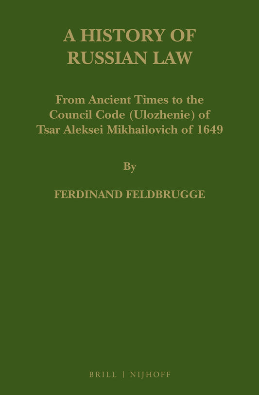 A History of Russian Law
