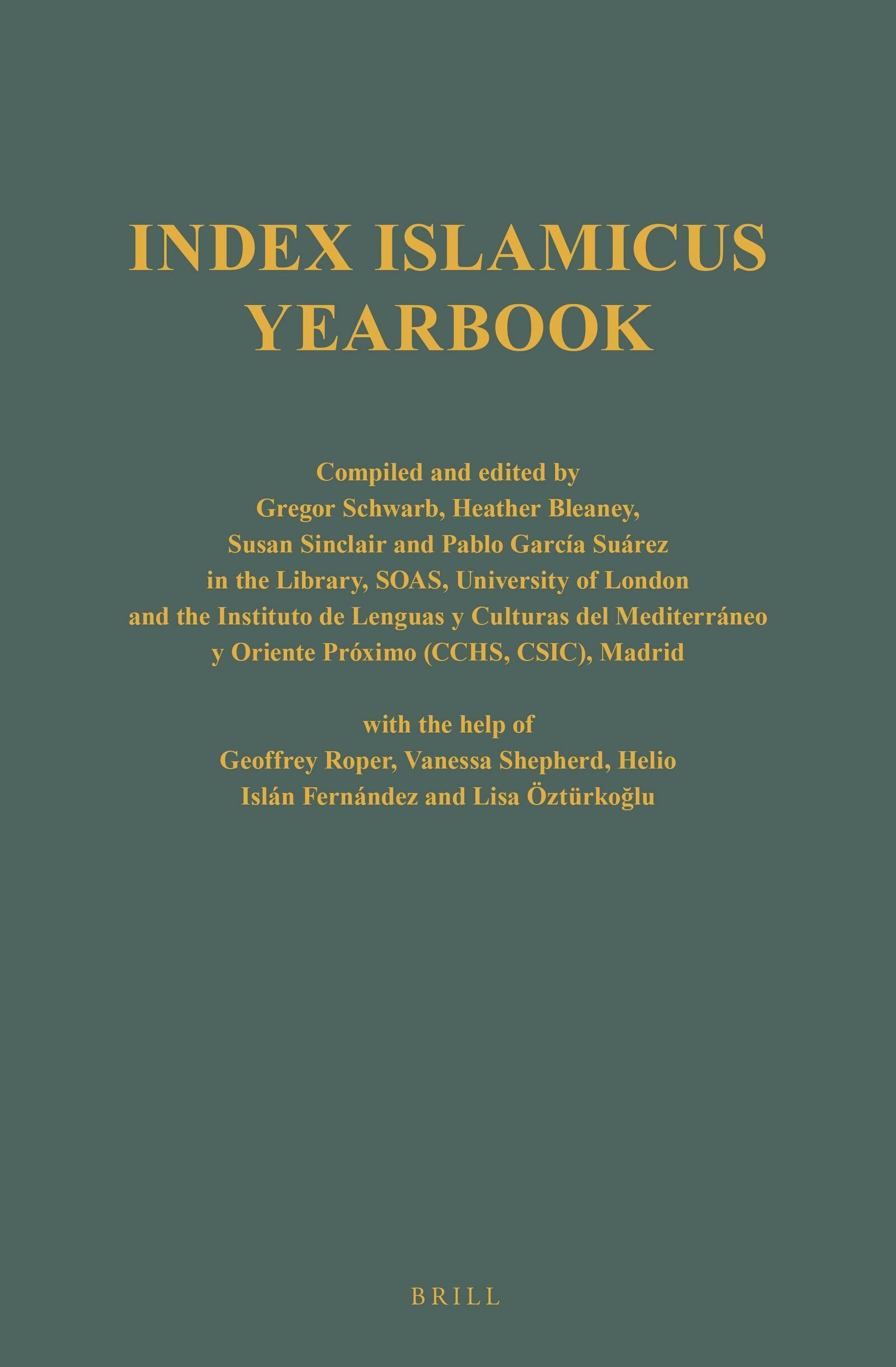 Book cover image for Index Islamicus Volume 2016 ISBN: 9789004362864