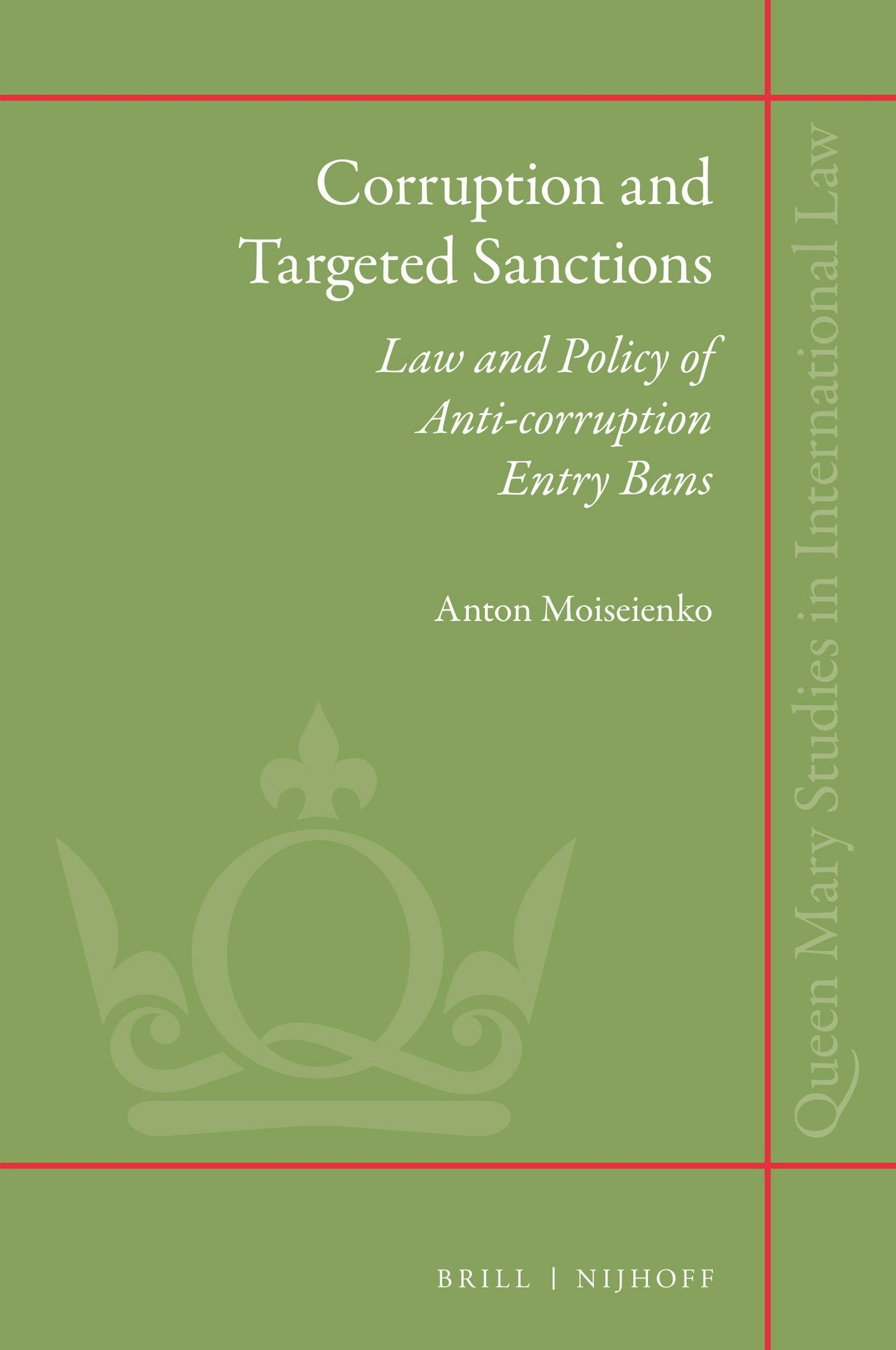 Book cover image for Corruption and Targeted Sanctions ISBN: 9789004369023