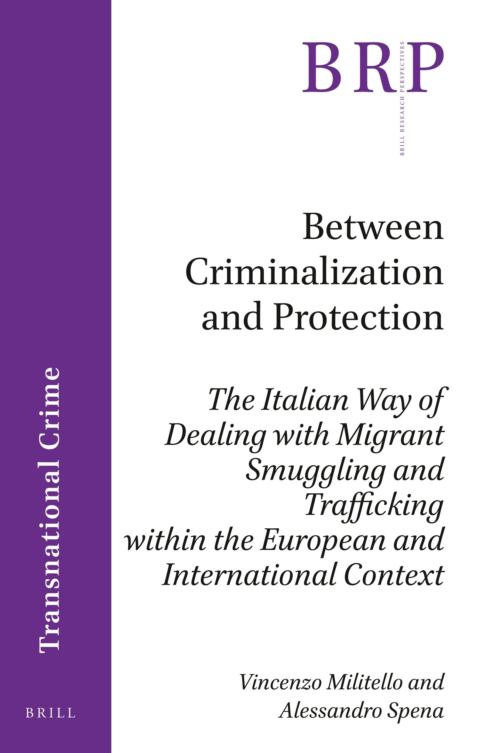 Book cover image for Between Criminalization and Protection ISBN: 9789004401662