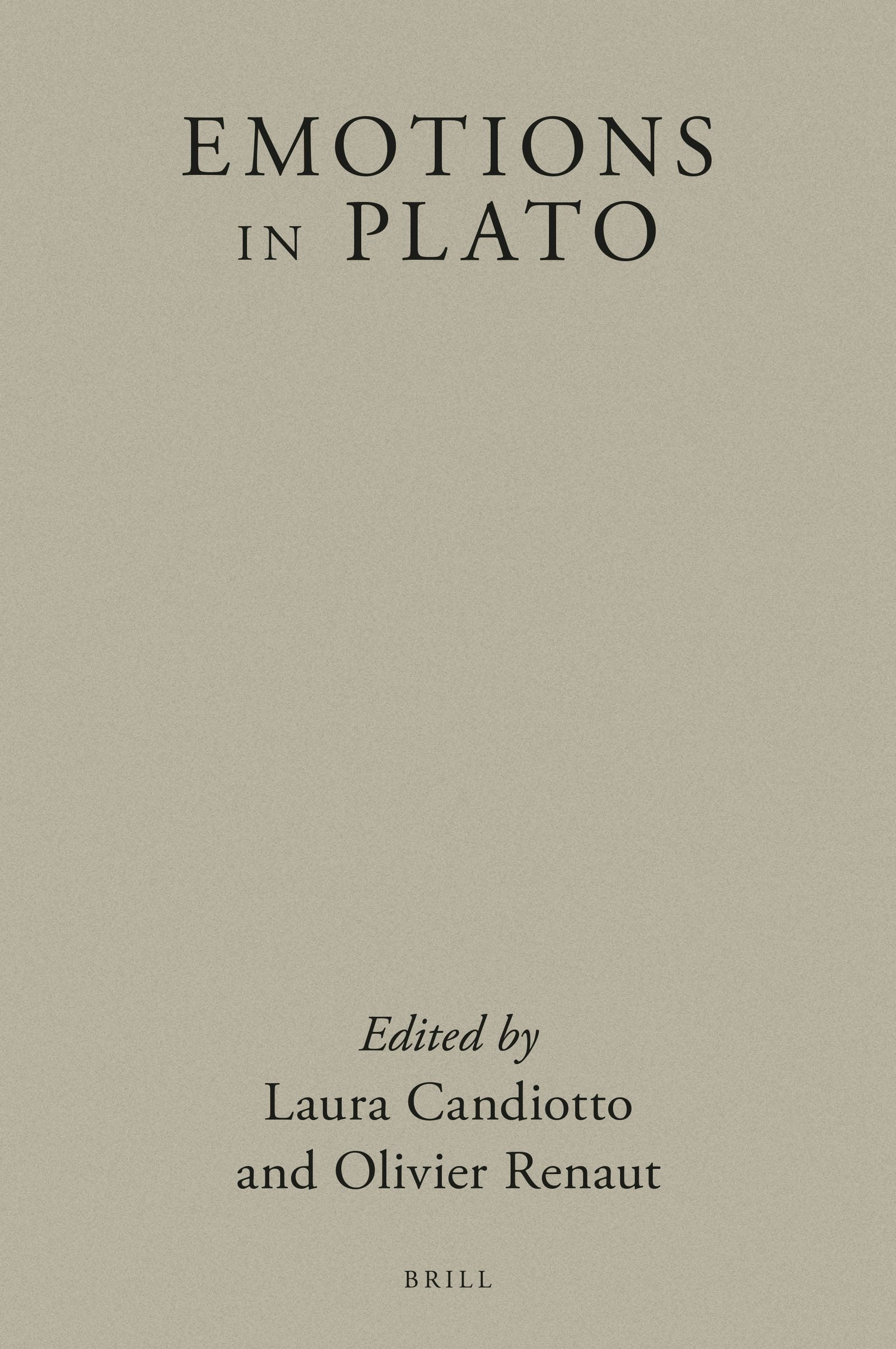 Emotions in Plato