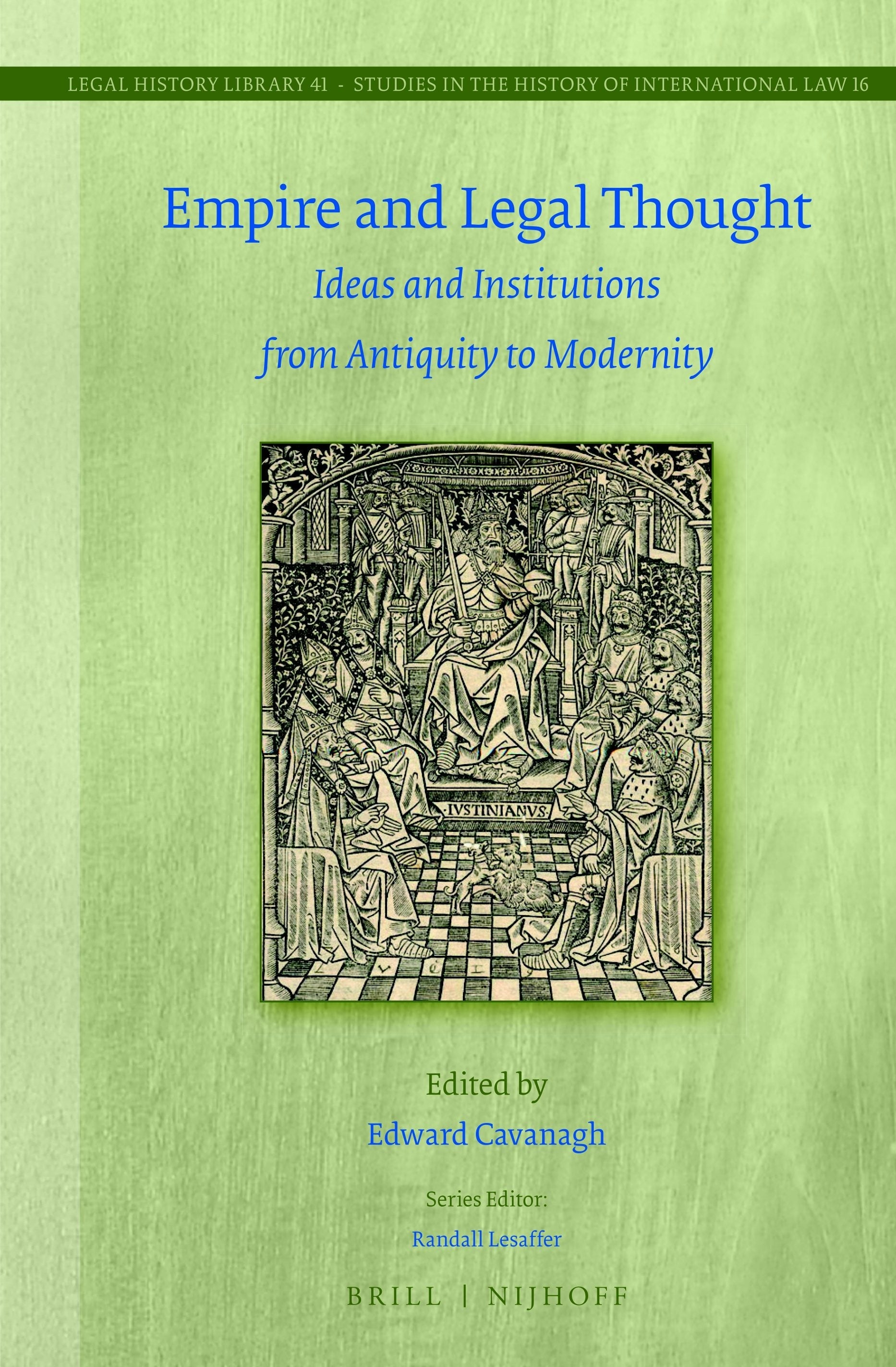 Book cover image for Empire and Legal Thought ISBN: 9789004430983