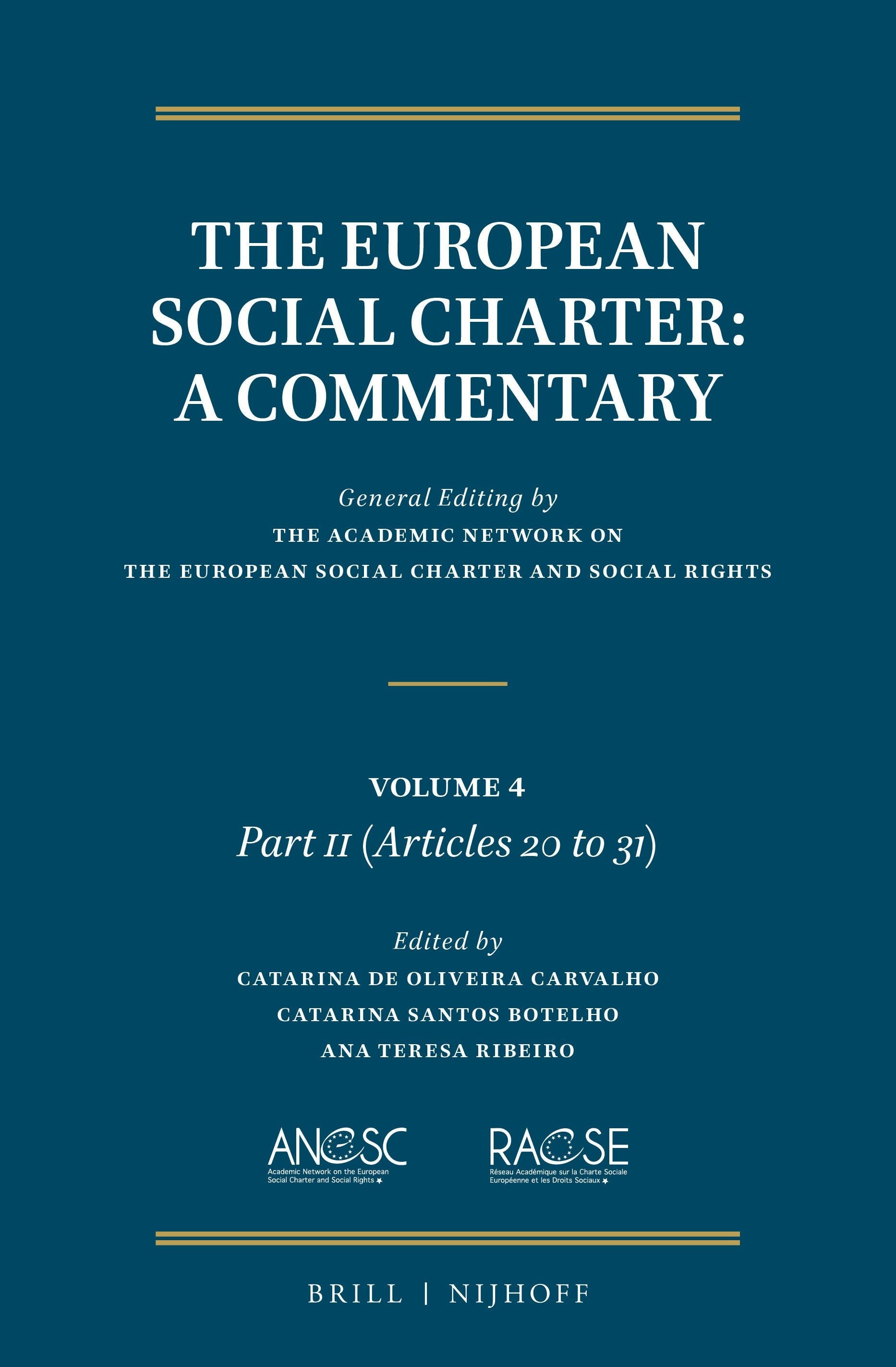 Book cover image for The European Social Charter: A Commentary ISBN: 9789004434080