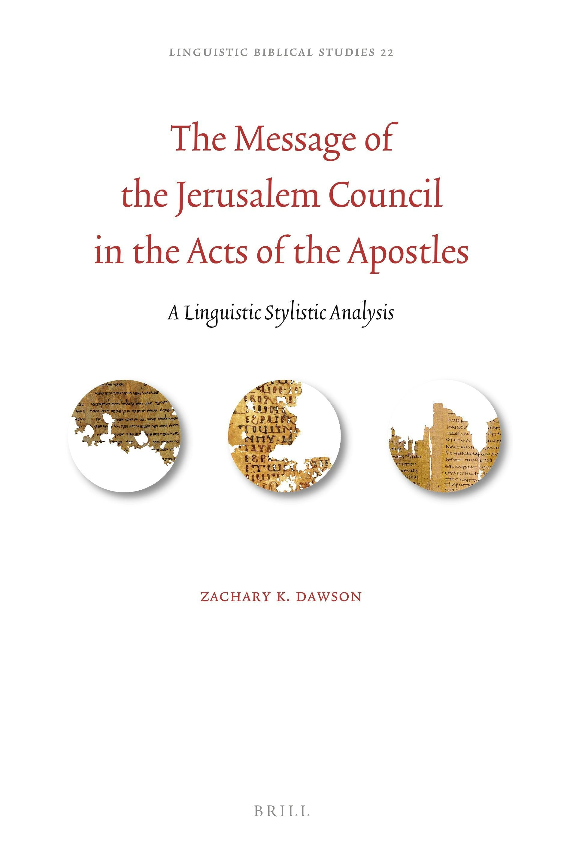 Book cover image for The Message of the Jerusalem Council in the Acts of the Apostles ISBN: 9789004510081