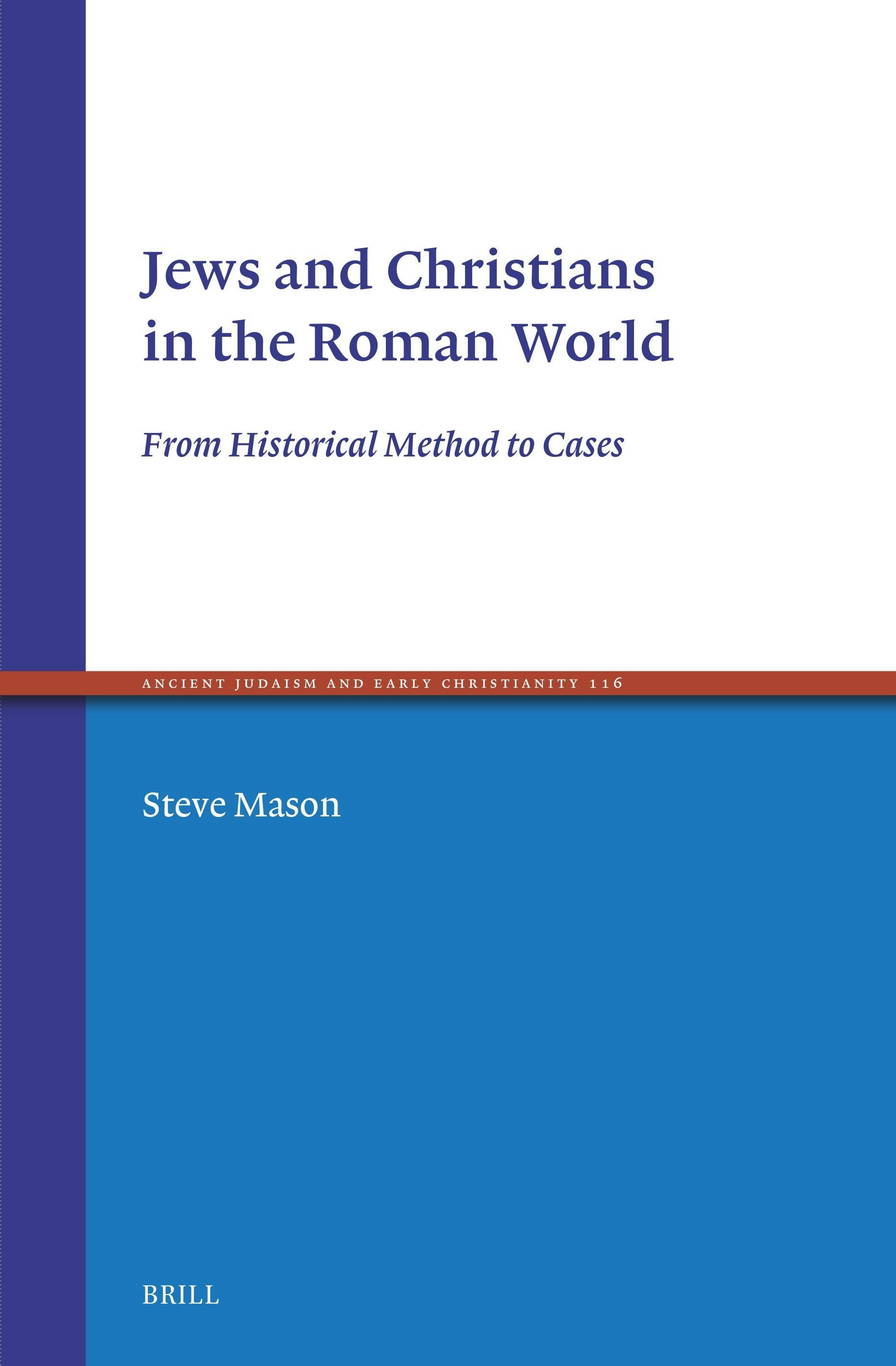 Book cover image for Jews and Christians in the Roman World ISBN: 9789004543874