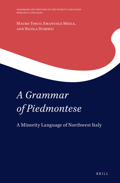 Cover image for A Grammar of Piedmontese, isbn: 9789004544055