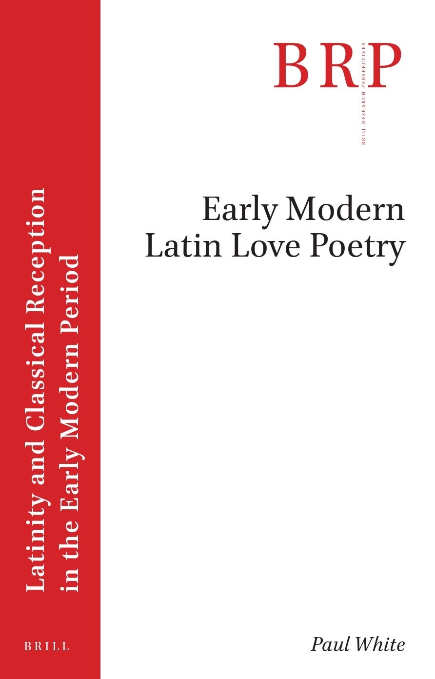 Book cover image for Early Modern Latin Love Poetry ISBN: 9789004548039