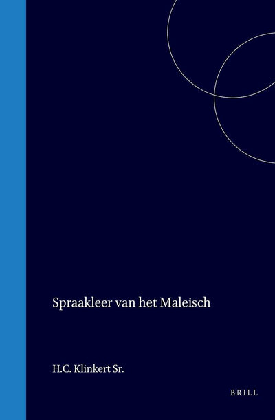 Cover image for Spraakleer van het Maleisch, isbn: 9789004566057