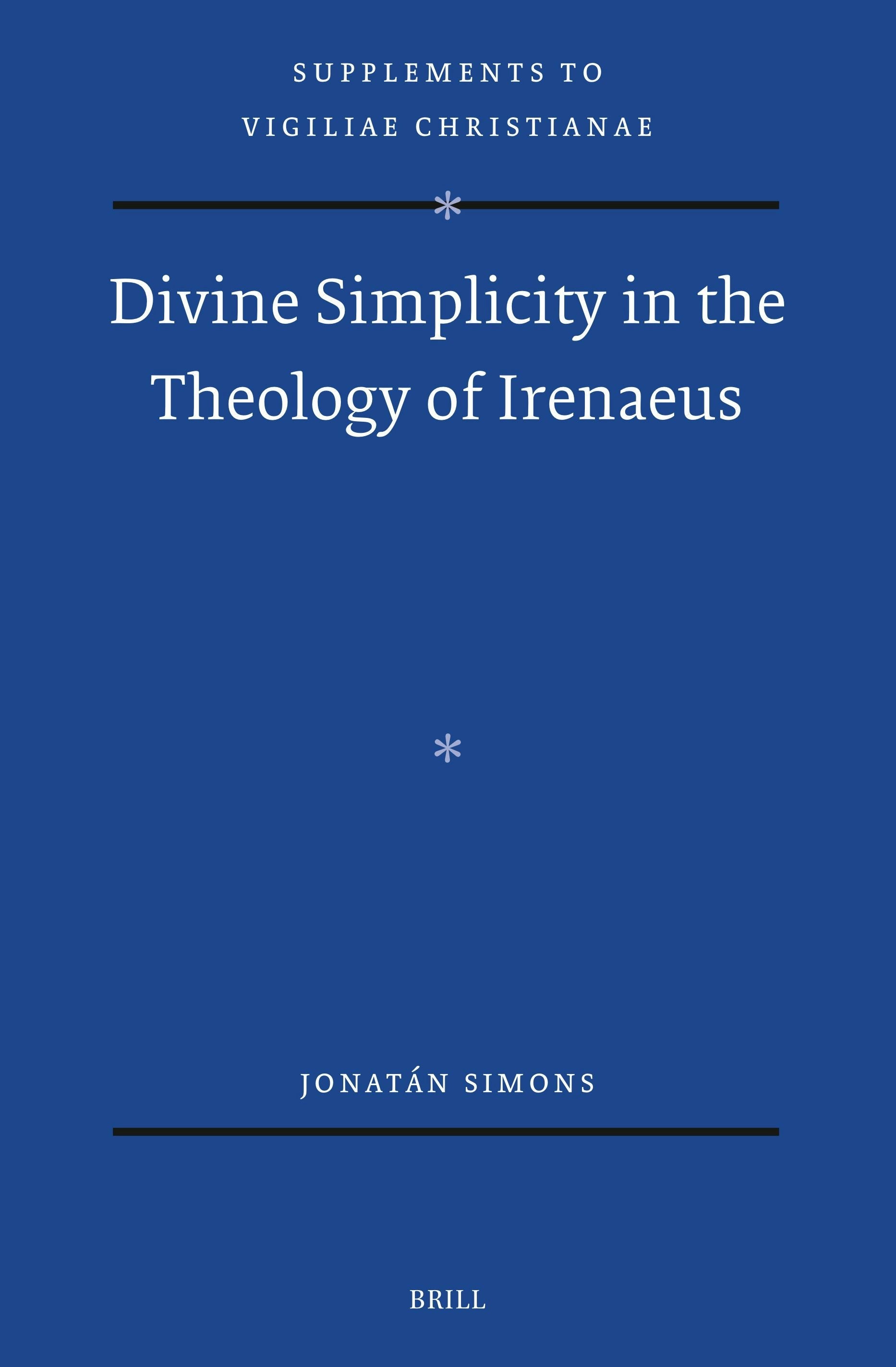 Book cover image for Divine Simplicity in the Theology of Irenaeus ISBN: 9789004677623