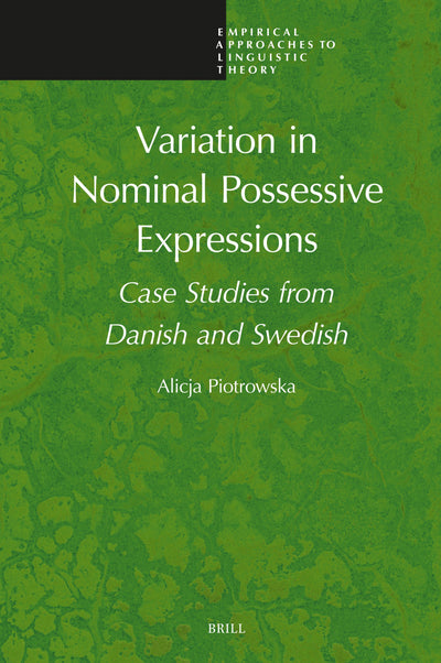 Cover image for Variation in Nominal Possessive Expressions, isbn: 9789004682153
