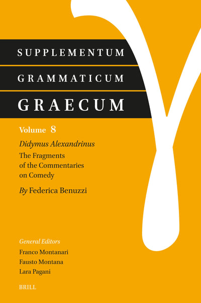 Cover image for Supplementum Grammaticum Graecum 8, isbn: 9789004684577