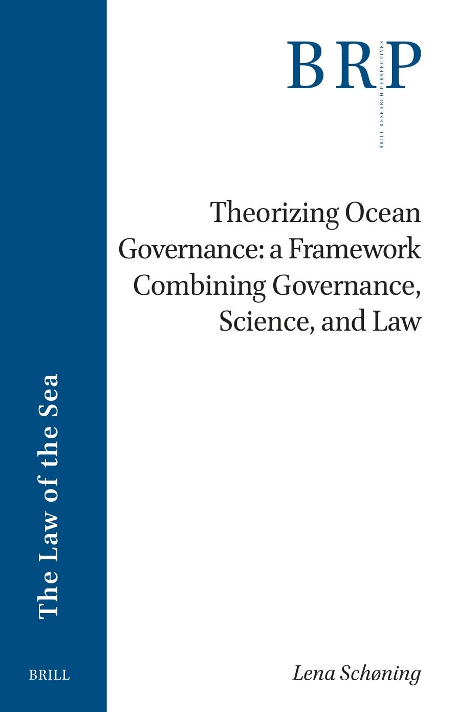 Book cover image for Theorizing Ocean Governance: A Framework Combining Governance, Science, and Law ISBN: 9789004720251