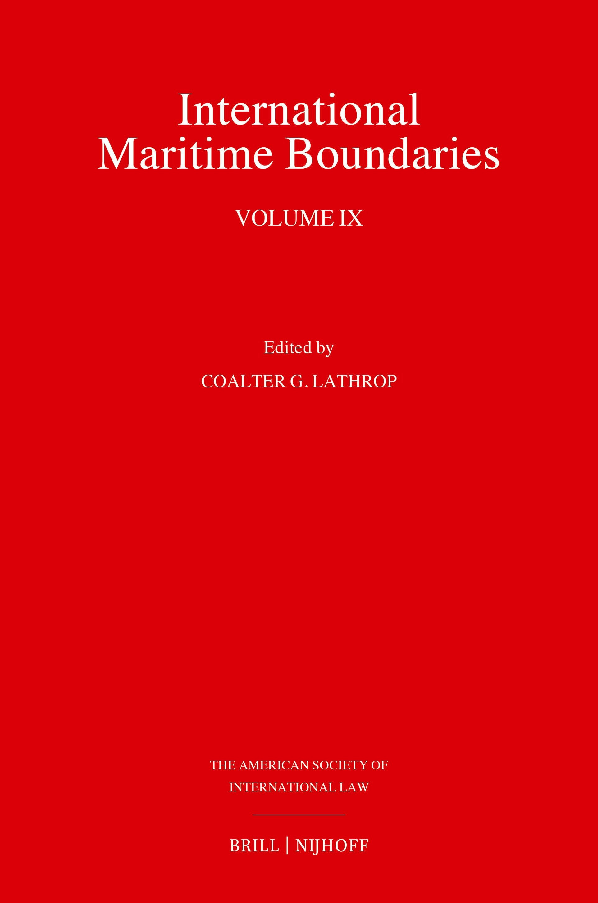 International Maritime Boundaries