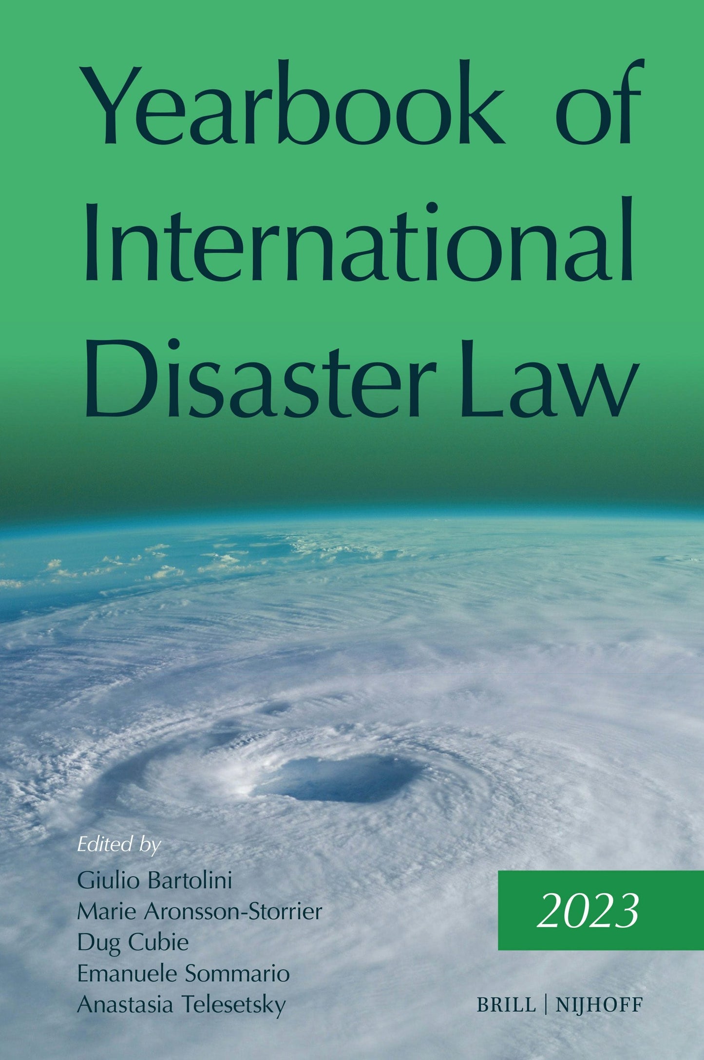 Book cover image for Yearbook of International Disaster Law ISBN: 9789004735965