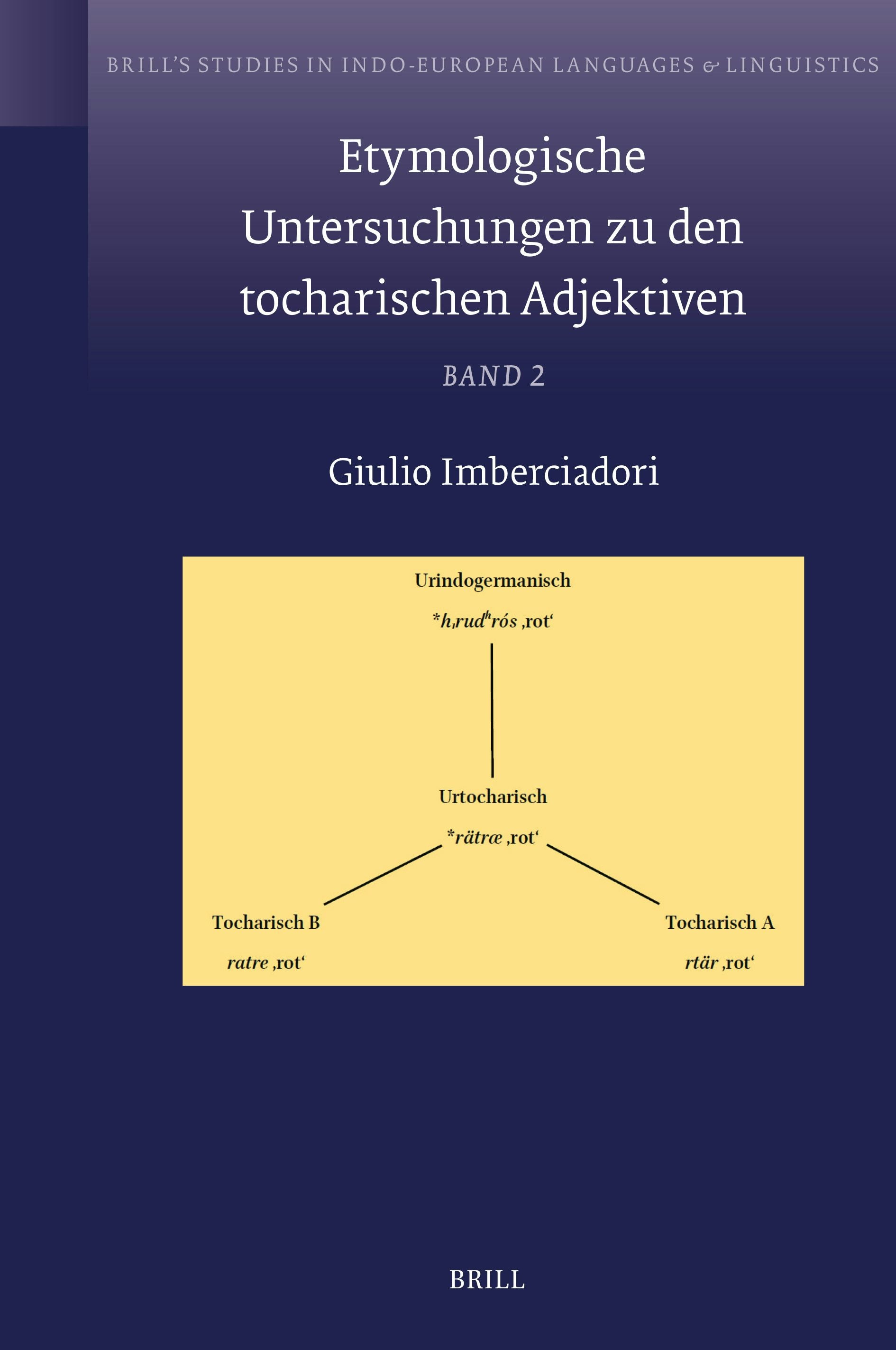 Book cover image for Etymologische Untersuchungen zu den tocharischen Adjektiven ISBN: 9789004740792