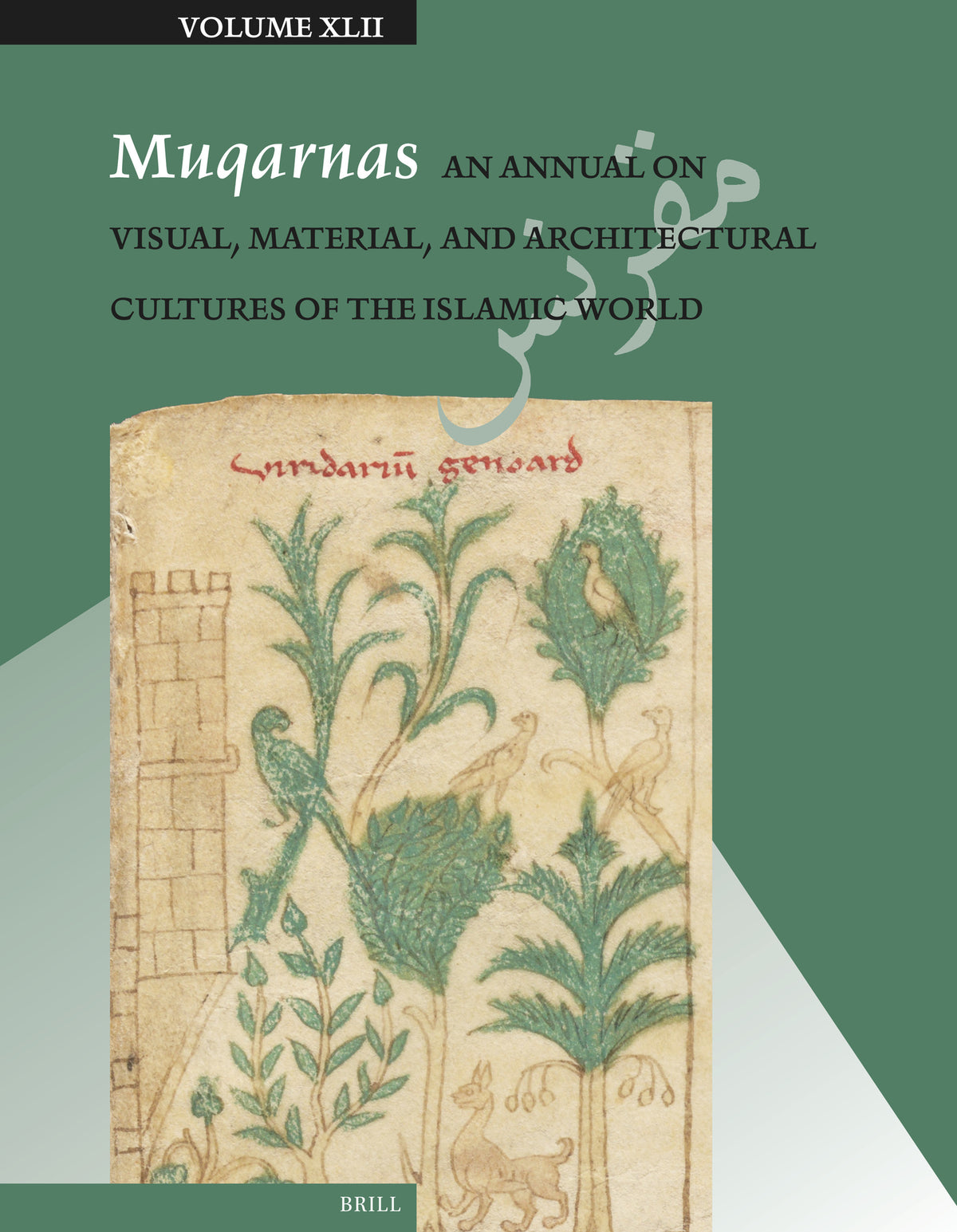 Cover image for Muqarnas 42 ISBN 9789004761186