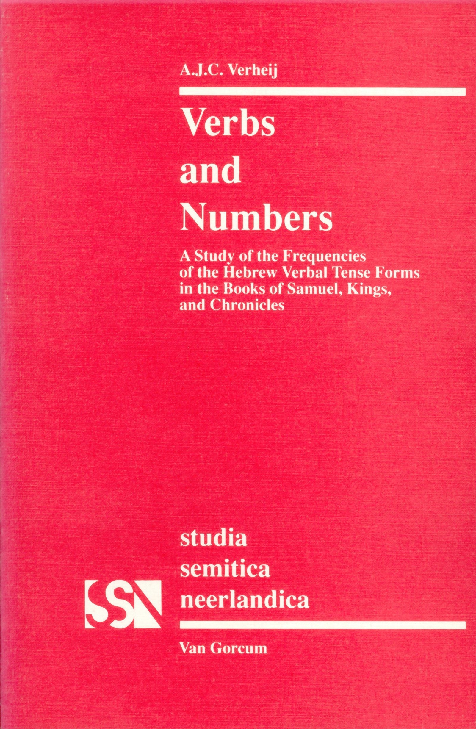 Book cover image for Verbs and Numbers ISBN: 9789023225720