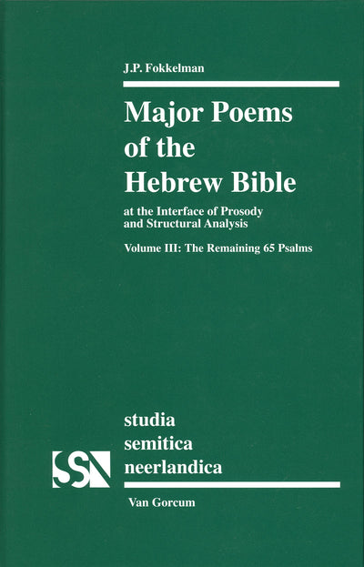 Cover image for Major Poems of the Hebrew Bible, isbn: 9789023239369
