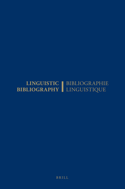 Cover image for Linguistic Bibliography for the Year 1982 / Bibliographie Linguistique de l'année 1982, isbn: 9789024731428