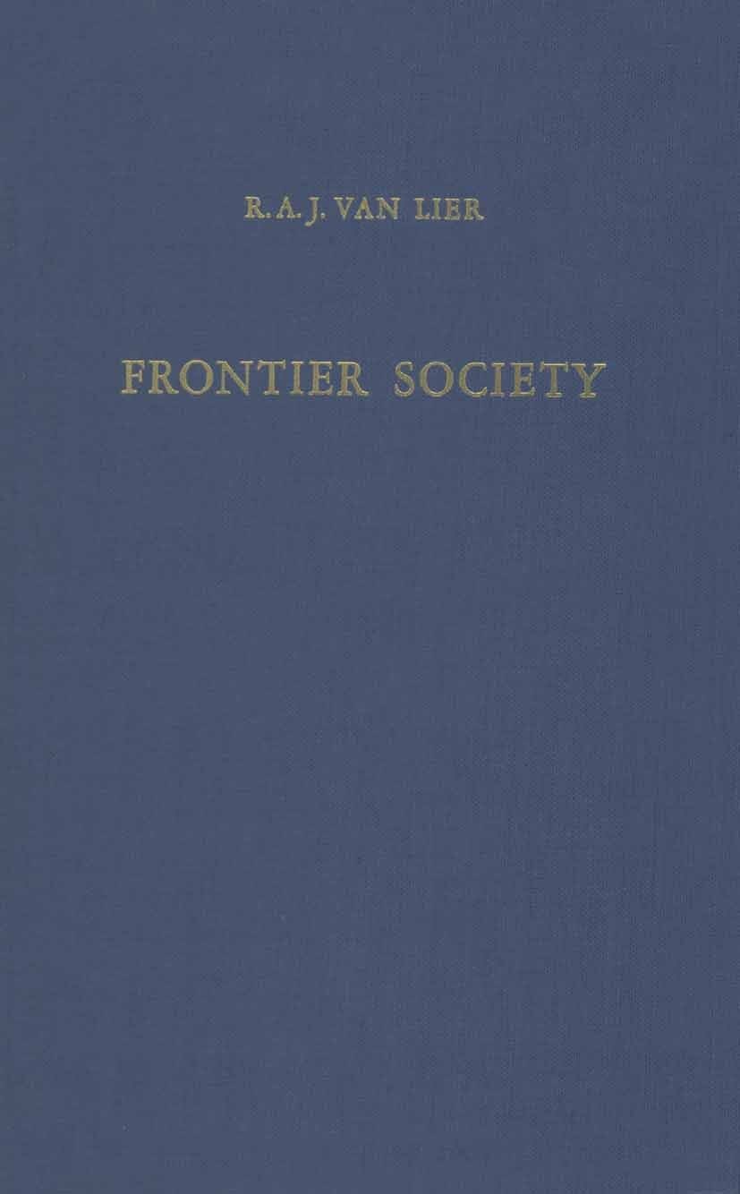 Book cover image for Frontier Society ISBN: 9789024751389