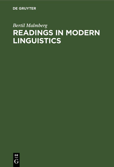 Readings in Modern Linguistics