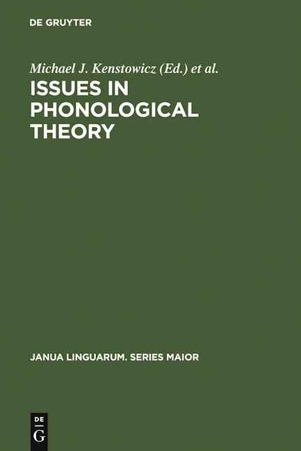 Issues in Phonological Theory