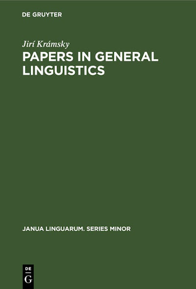 Papers in General Linguistics
