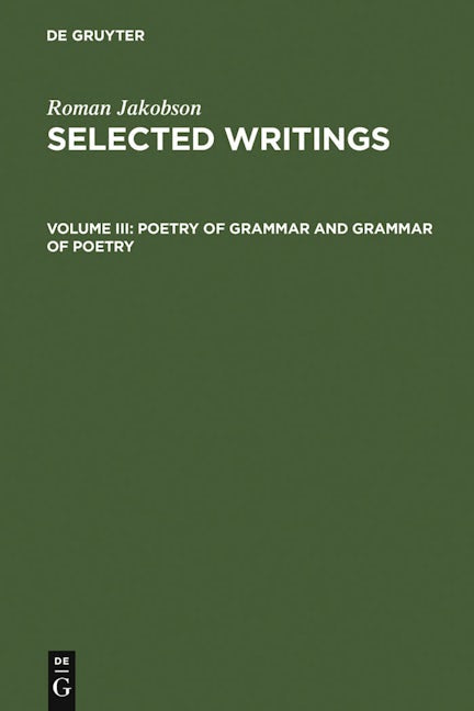 Poetry of Grammar and Grammar of Poetry