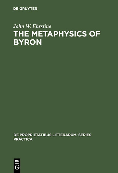 The Metaphysics of Byron