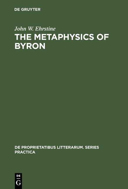 The Metaphysics of Byron