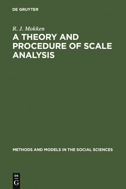A Theory and Procedure of Scale Analysis
