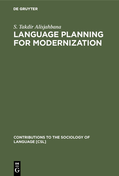 Language Planning for Modernization