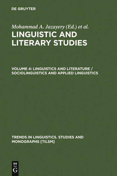 Linguistics and Literature / Sociolinguistics and Applied Linguistics